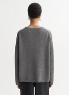 Soft Goat Relaxed Fit Crew Neck Sweater