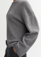 Soft Goat Relaxed Fit Crew Neck Sweater