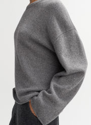 Soft Goat Relaxed Fit Crew Neck Sweater