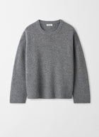 Soft Goat Relaxed Fit Crew Neck Sweater