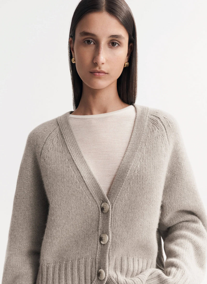 Soft Goat V-Neck Cardigan