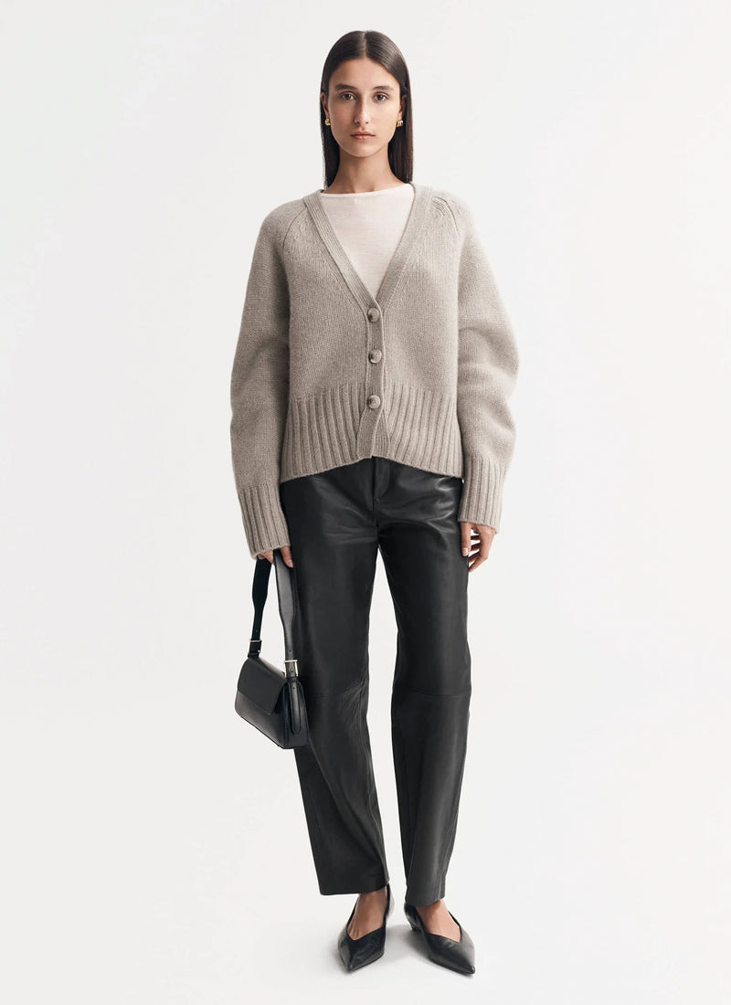 Soft Goat V-Neck Cardigan