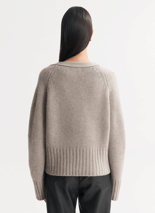 Soft Goat V-Neck Cardigan