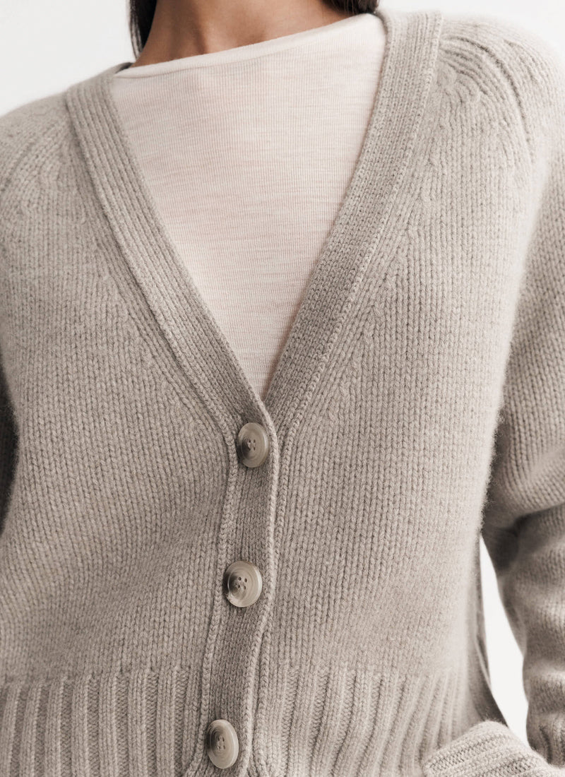 Soft Goat V-Neck Cardigan