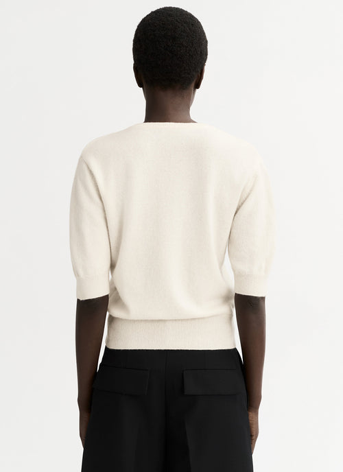 Soft Goat V-neck T-shirt