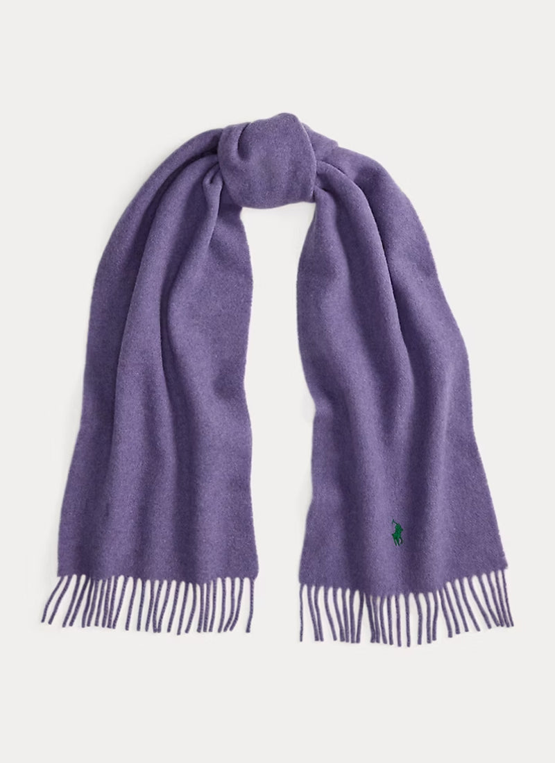 Solid Recycled Wool Scarf