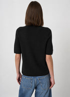 Short Sleeve Organic Cashmere Knit