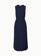 STAUD Elyse Compact Knit Sleeveless Dress