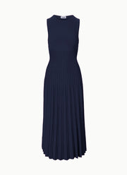 STAUD Elyse Compact Knit Sleeveless Dress