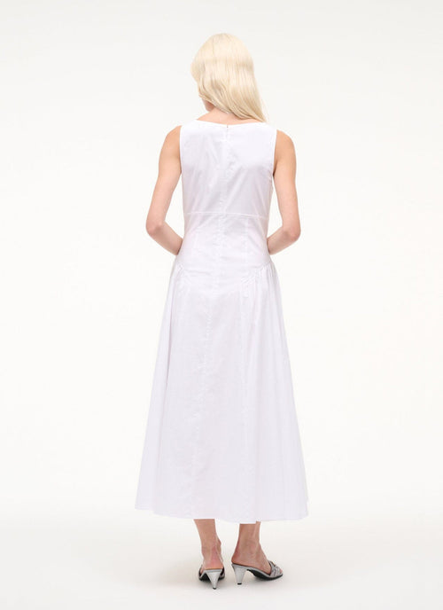 Gwen Cotton Sleeveless Midi Dress by STAUD at Andrews 