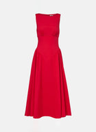 Gwen Sleeveless Midi Dress by STAUD