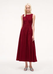 Gwen Cotton Sleeveless Midi Dress
