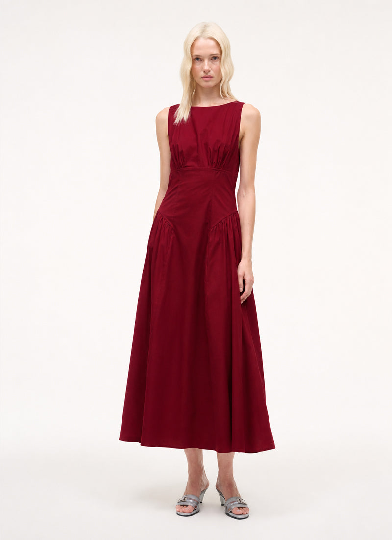 Gwen Cotton Sleeveless Midi Dress