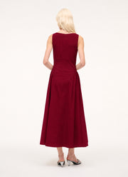 Gwen Cotton Sleeveless Midi Dress