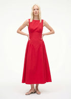 Gwen Sleeveless Midi Dress by STAUD