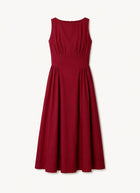 Gwen Cotton Sleeveless Midi Dress