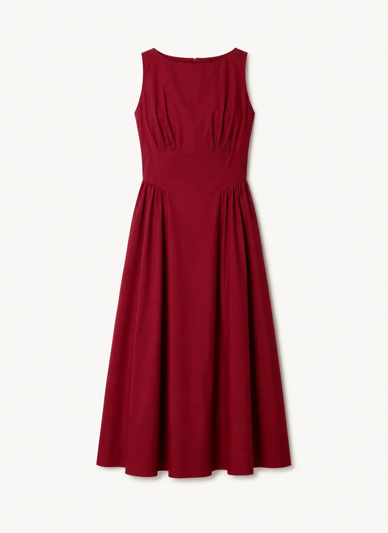 Gwen Cotton Sleeveless Midi Dress