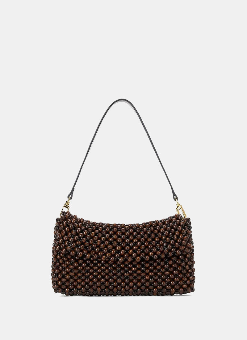 Timmy Beaded Leather Convertible Shoulder Bag