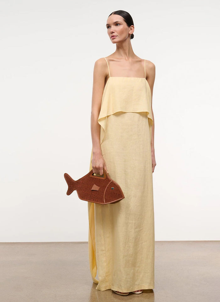  Valencia Linen Dress by STAUD at Andrews 
