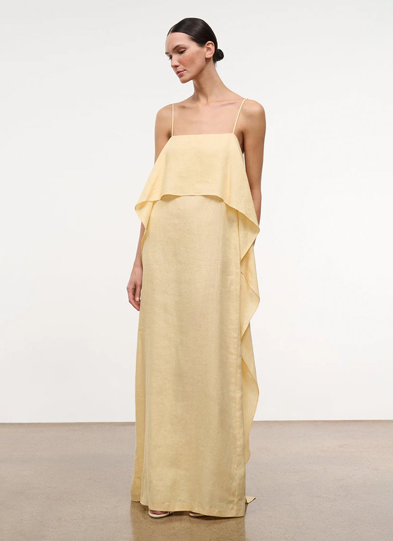  Valencia Linen Dress by STAUD at Andrews 