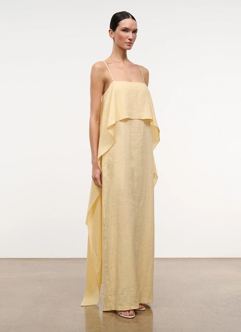  Valencia Linen Dress by STAUD at Andrews 