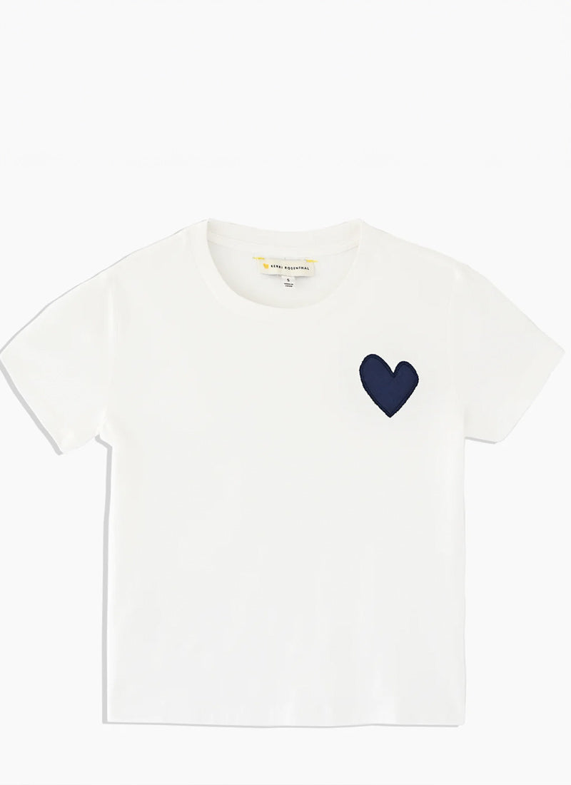 Kerri Rosenthal Suke Tee Contrast Imperfect Heart