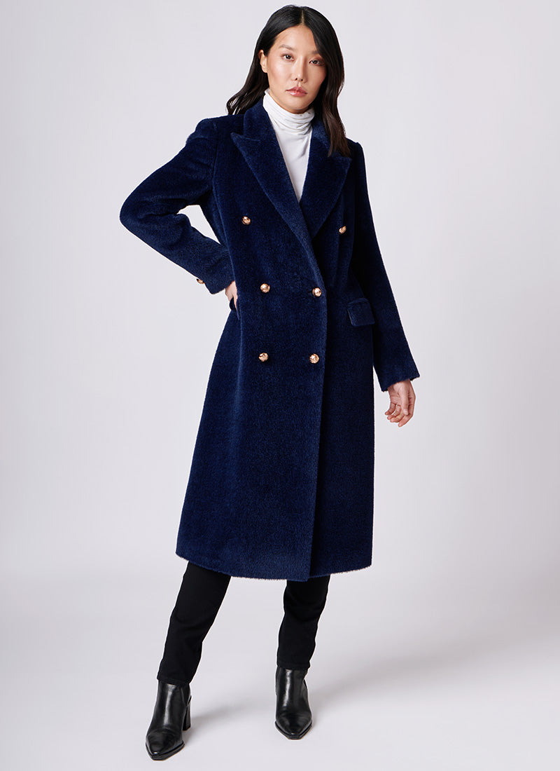 Tagliatore Jole Double-Breasted Alpaca Coat