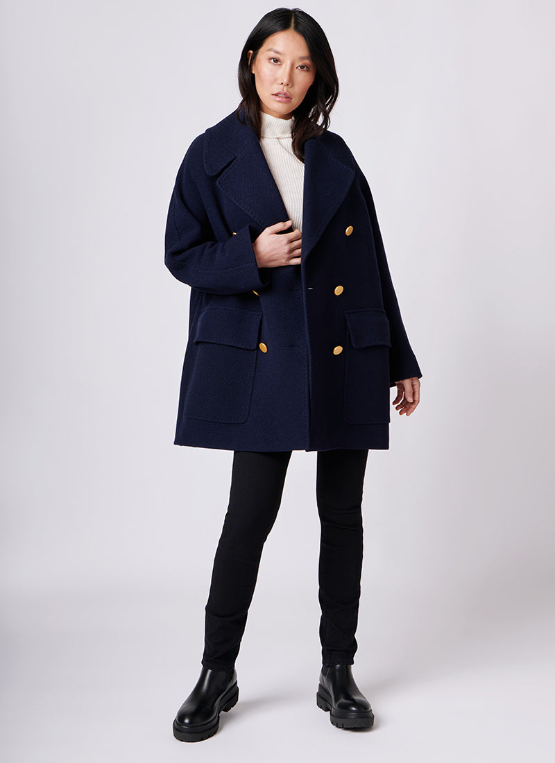 Tagliatore Lillian Oversized Peacoat