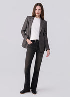 Parigi Foderata Single Breasted Houndstooth Blazer