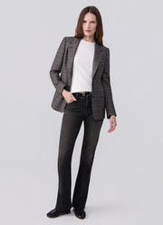 Parigi Foderata Single Breasted Houndstooth Blazer