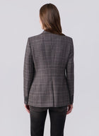 Parigi Foderata Single Breasted Houndstooth Blazer