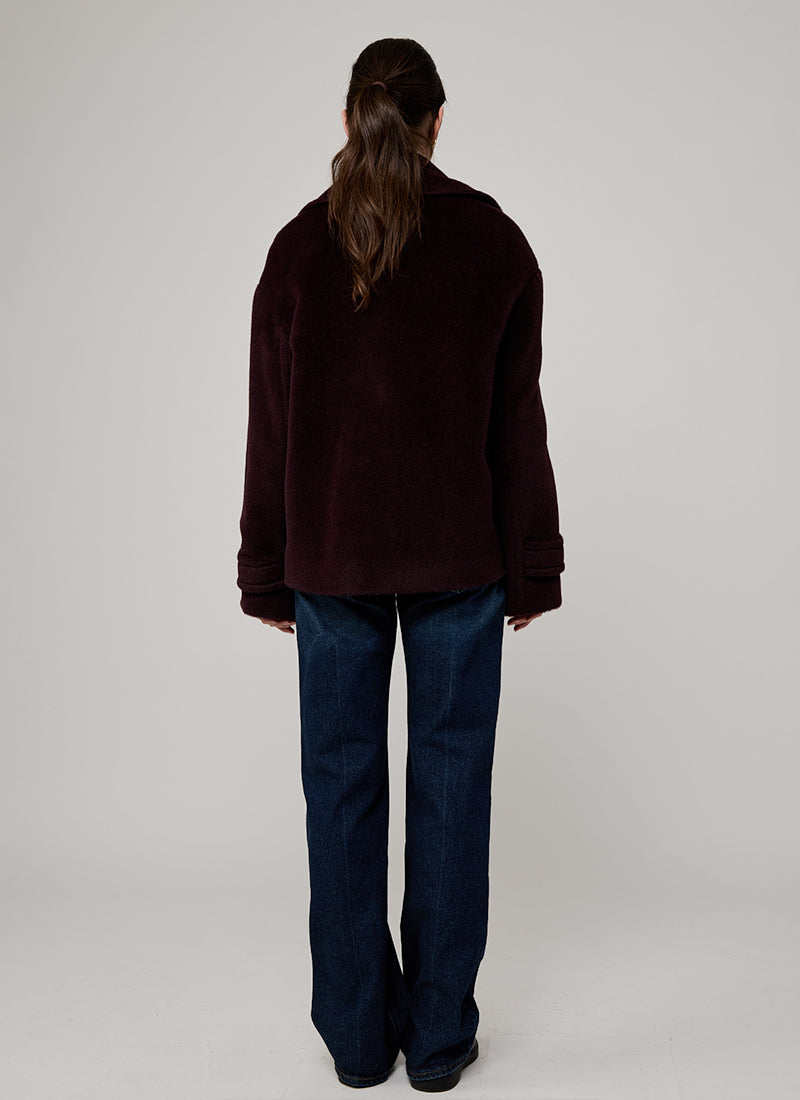 Sheila Double Breasted Pea Coat by Tagliatore at Andrews