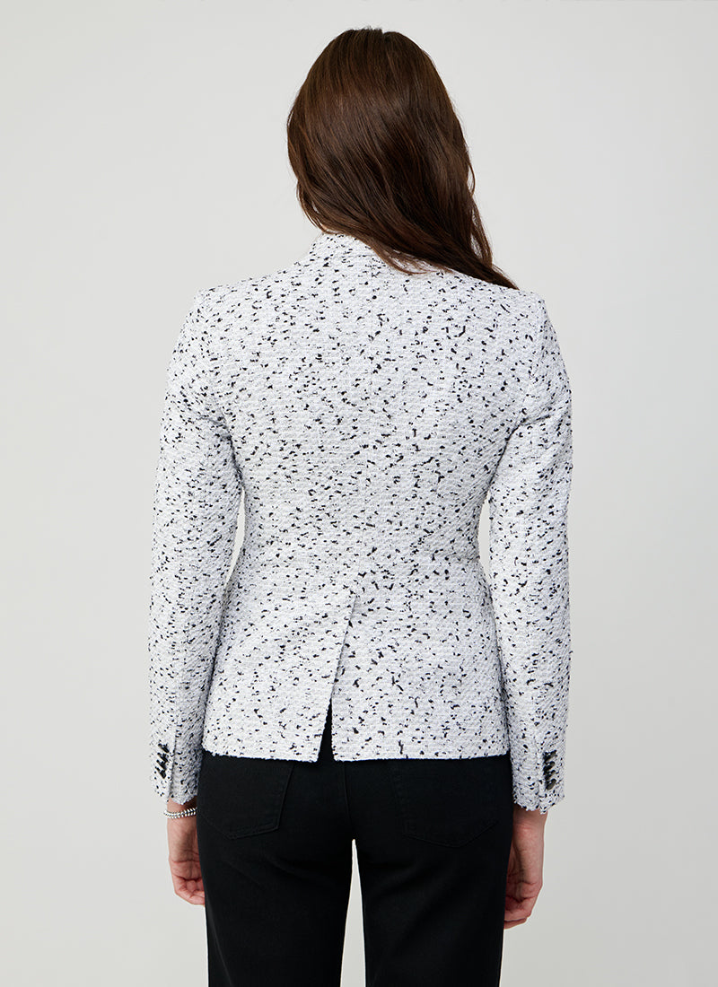 Alicya Double Breasted Boucle Blazer by Tagliatore at Andrews