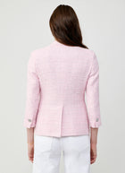 Tagliatore Debra Single Breasted Patch Pocket Boucle Blazer