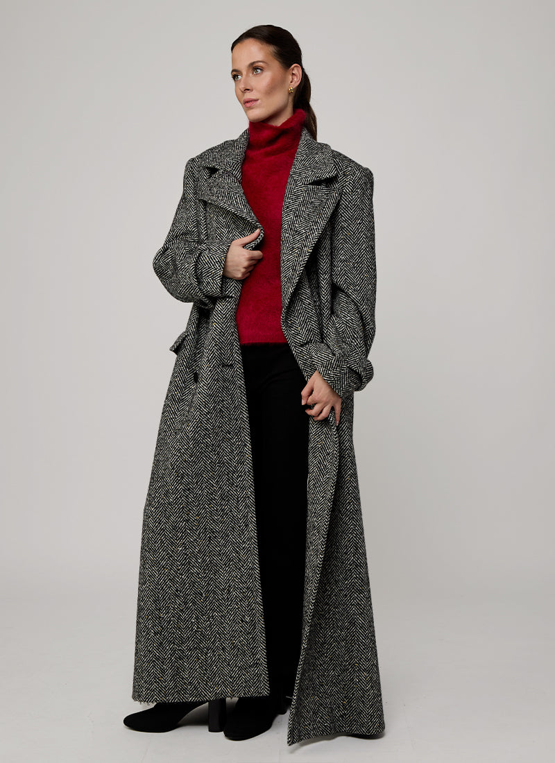 Julia Maxi Wrap Coat