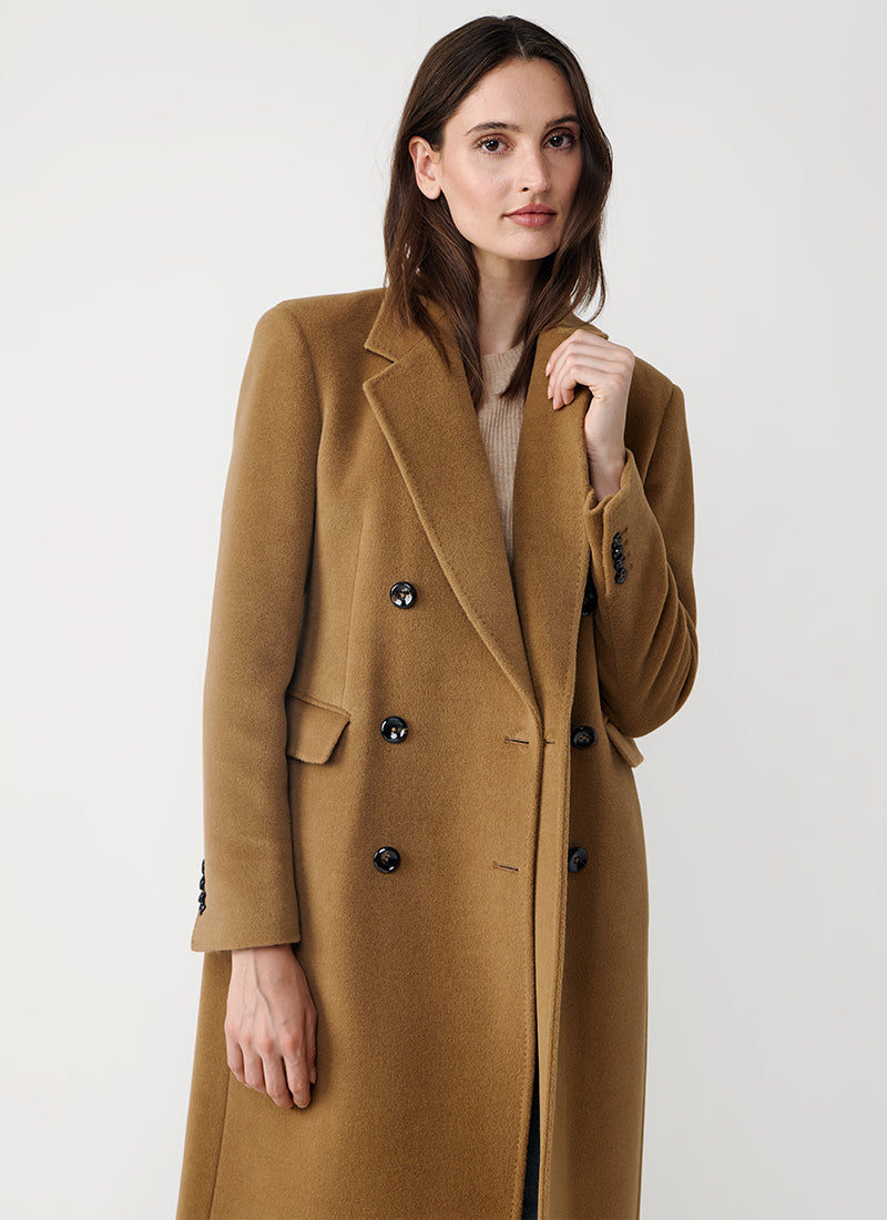 Meryl Double Breasted Tailored Coat by Tagliatore Andrews