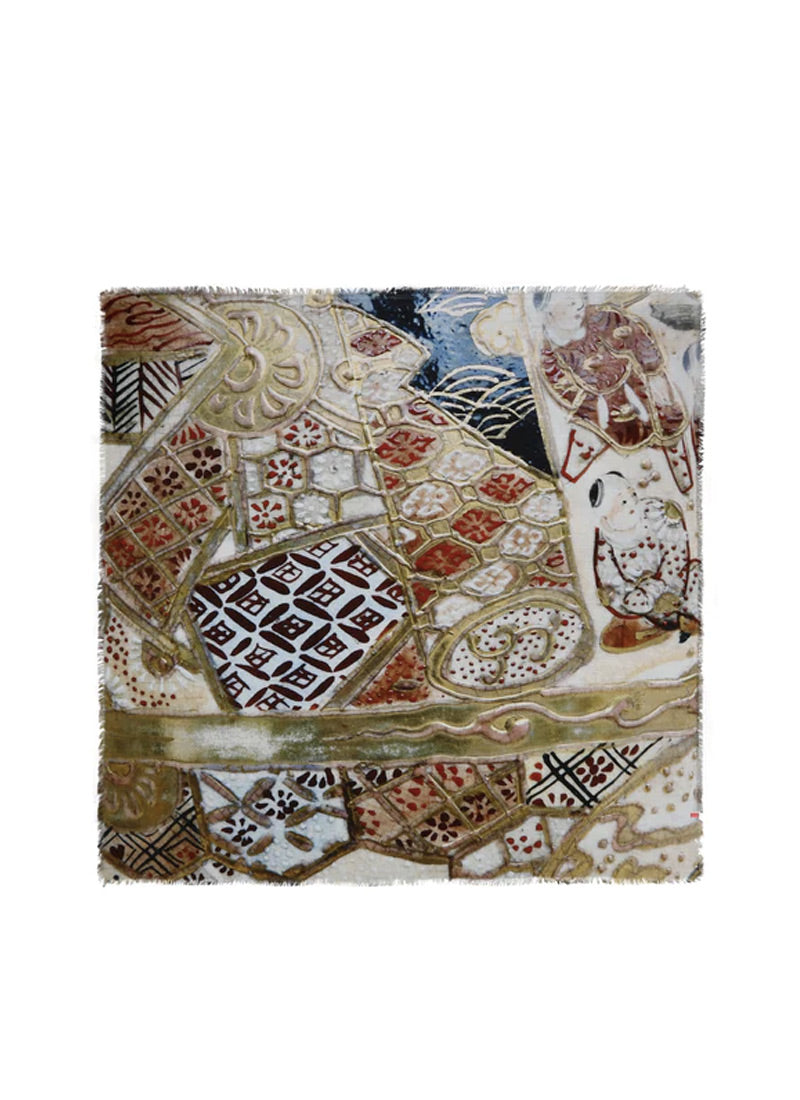 Talking Walls Ela Single Face Porcelain Scarf