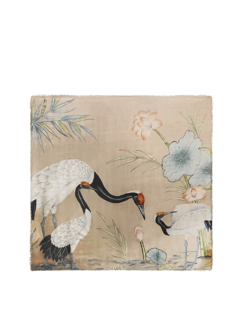 Talking Walls Ela Single Face The Crane Scarf