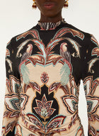 Tapestry Dream Long Sleeve Jersey Blouse