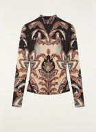 Tapestry Dream Long Sleeve Jersey Blouse
