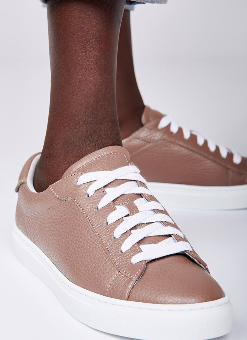 Fabiana Filippi Grained Leather Sneakers