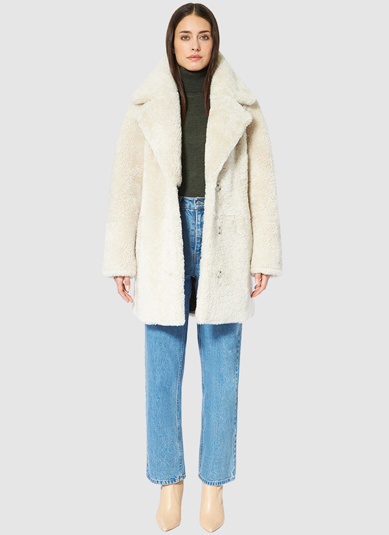 Hiso Tempo Wool Teddy Coat