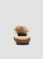 Tevin Suede Shearling Slip On Loafer
