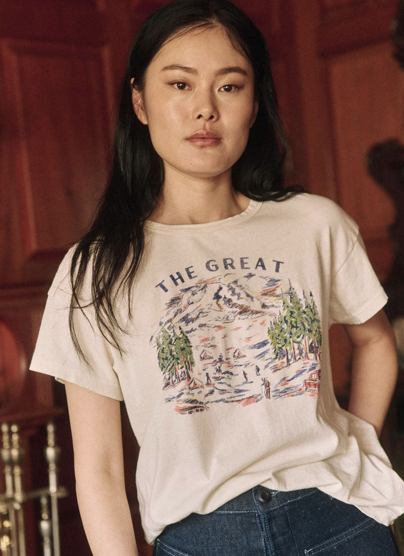 The Great The Boxy Crewneck-T-Shirt