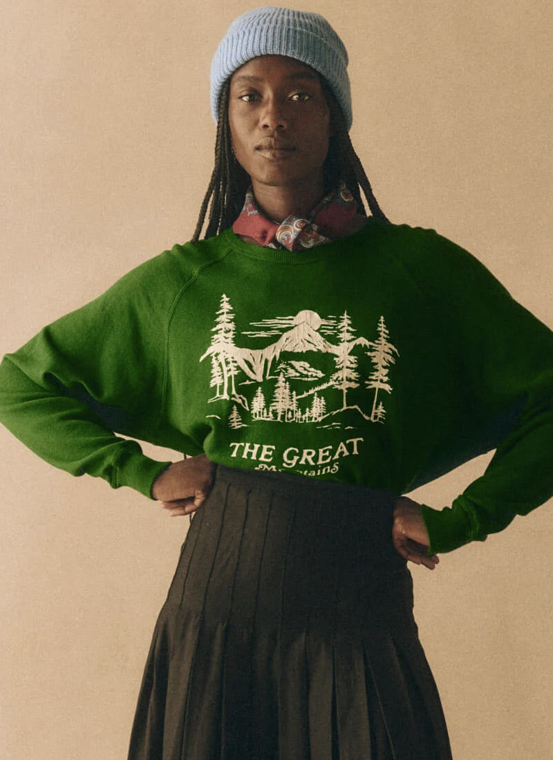 The Great The College Graphic Sweatshirt