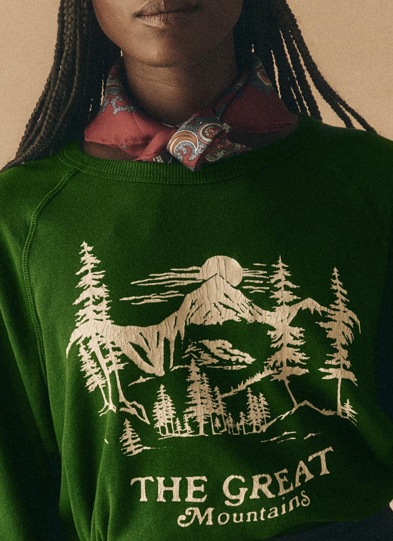 The Great The College Graphic Sweatshirt
