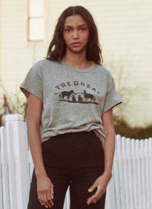 The Great The Boxy Crewneck T-Shirt