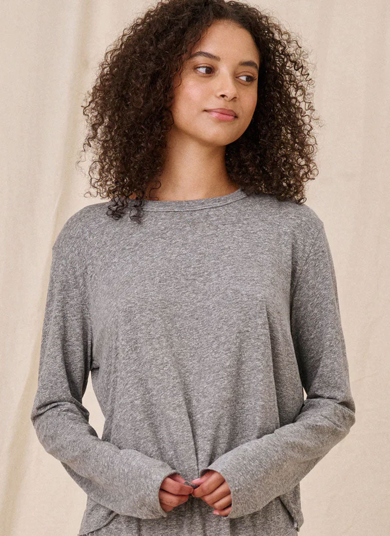 The Great The Long Sleeve Crop Tee