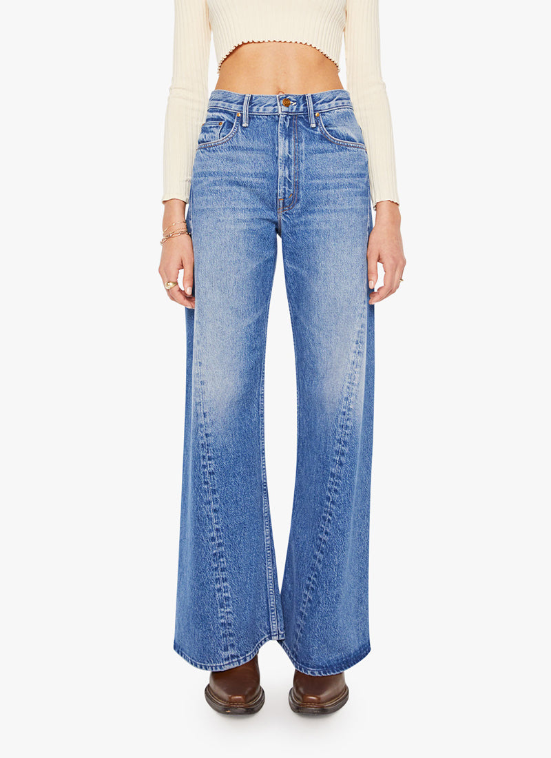 MOTHER The Lemon Twist Wide Leg Jeans
