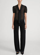 The Lurex Sonnet Blouse